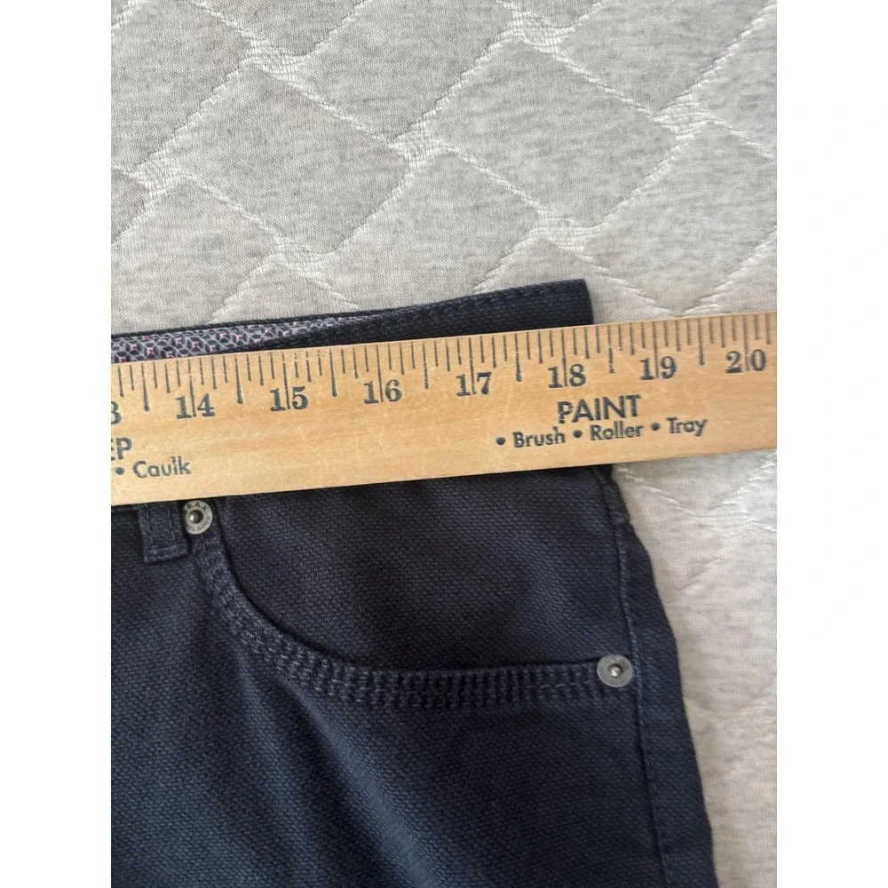 Brax Pants‎ Mens 38x34 Black Cooper Fancy Regular Fit 5 Pocket Chino Office